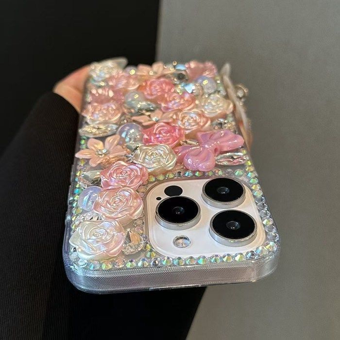iPhoneケース ダイヤモンド プラチナ iPhone16 15 14 Pro Max