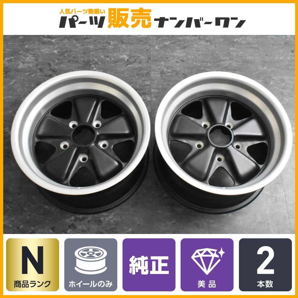 希少】【未使用品】ポルシェ 911 930 カレラ 純正 フックス アロイホイール 15in 8J+10.6 PCD130 2本セット 空冷 品番  911.361.020.42 - メルカリ