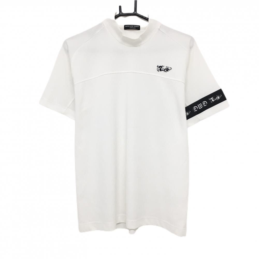 ダンス・ウィズ・ドラゴンロゴプリント ホワイトシャツ サイズ4 ダンス・ウィズ・ドラゴンロゴプリント ホワイトシャツ サイズ4