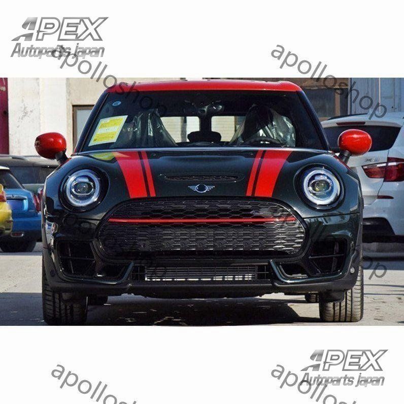 BMW MINI ミニクーパー F54 フロントグリル トリムカバー レッド ブラックCW11LYX