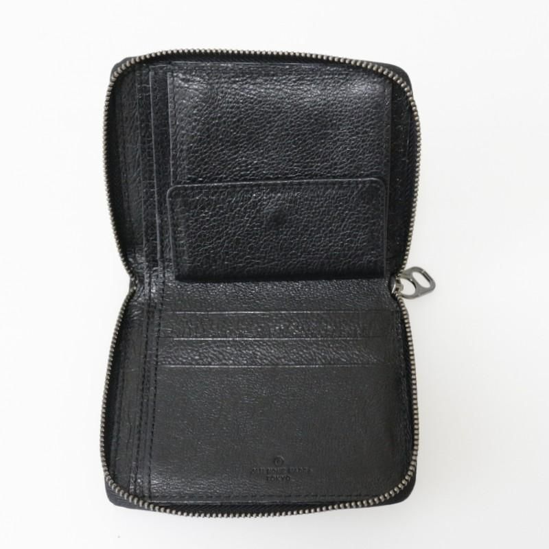 ジャムホームメイド ラウンドファスナー二つ折り財布ラセッテーレザー