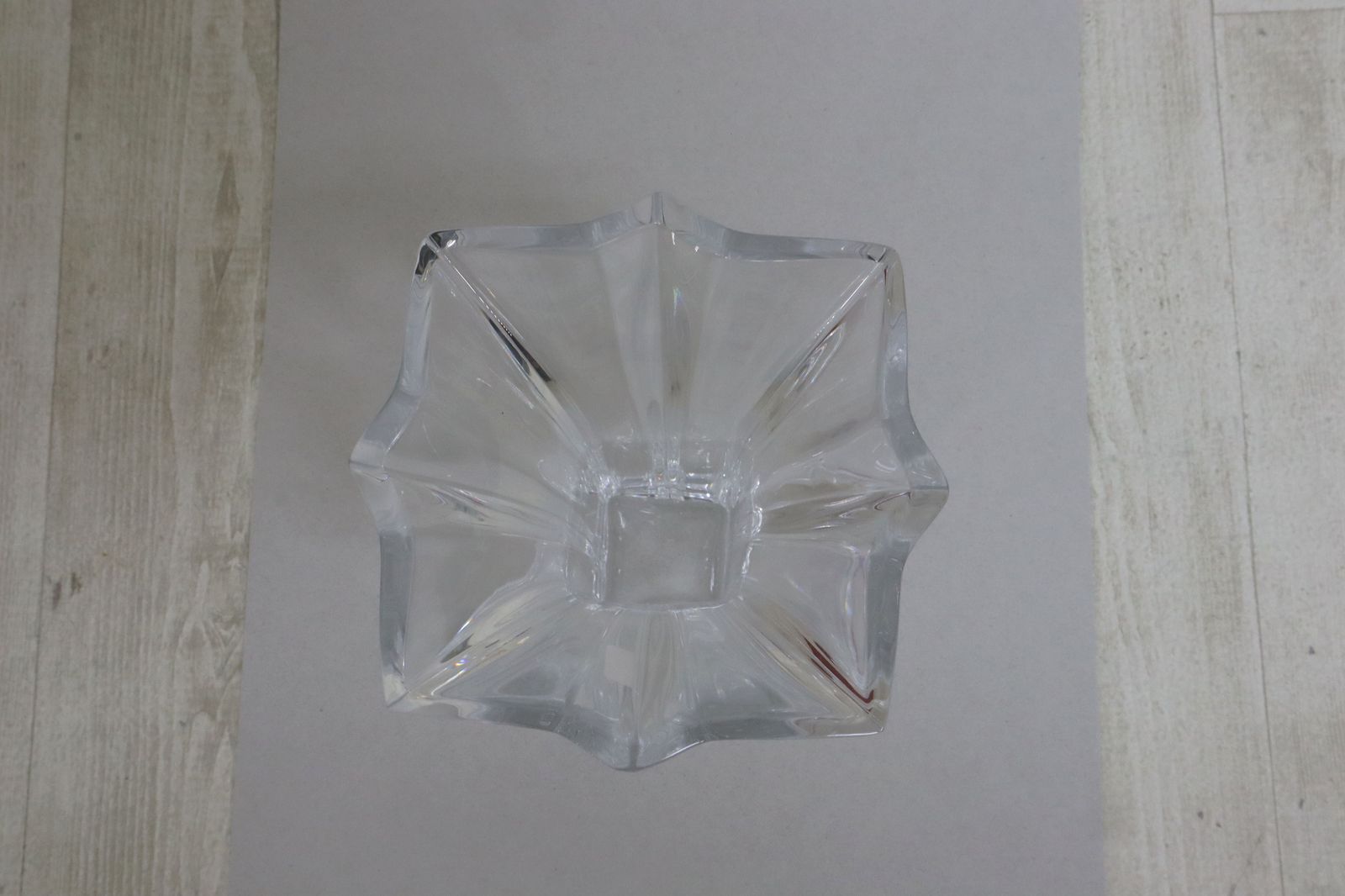 フラワーベース クリスタルガラス