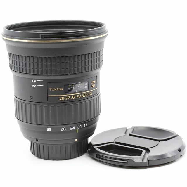 ほぼ新品＞ Tokina ズームレンズ AT-X 17-35 PRO FX 17-35mm F4 (IF) ASPHERICAL ニコン用  フルサイズ対応 - メルカリ