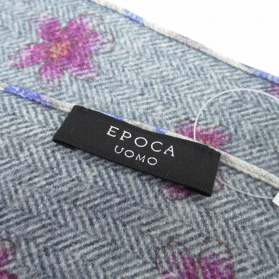 EPOKA UOMOエポカウォモ　花柄ストール エポカ EPOCA UOMO マフラー ストール リバーシブル 花がら