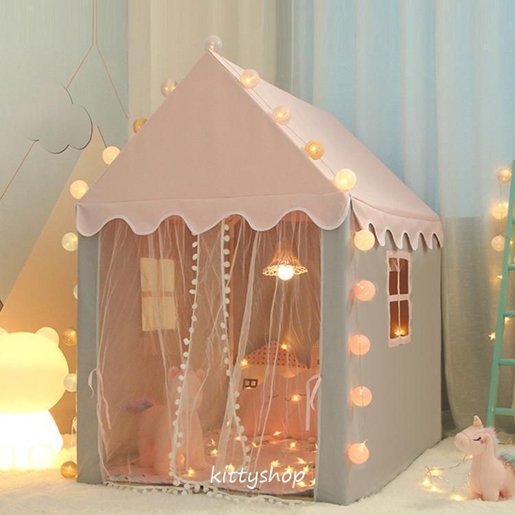 キッズテント プリンセス城型