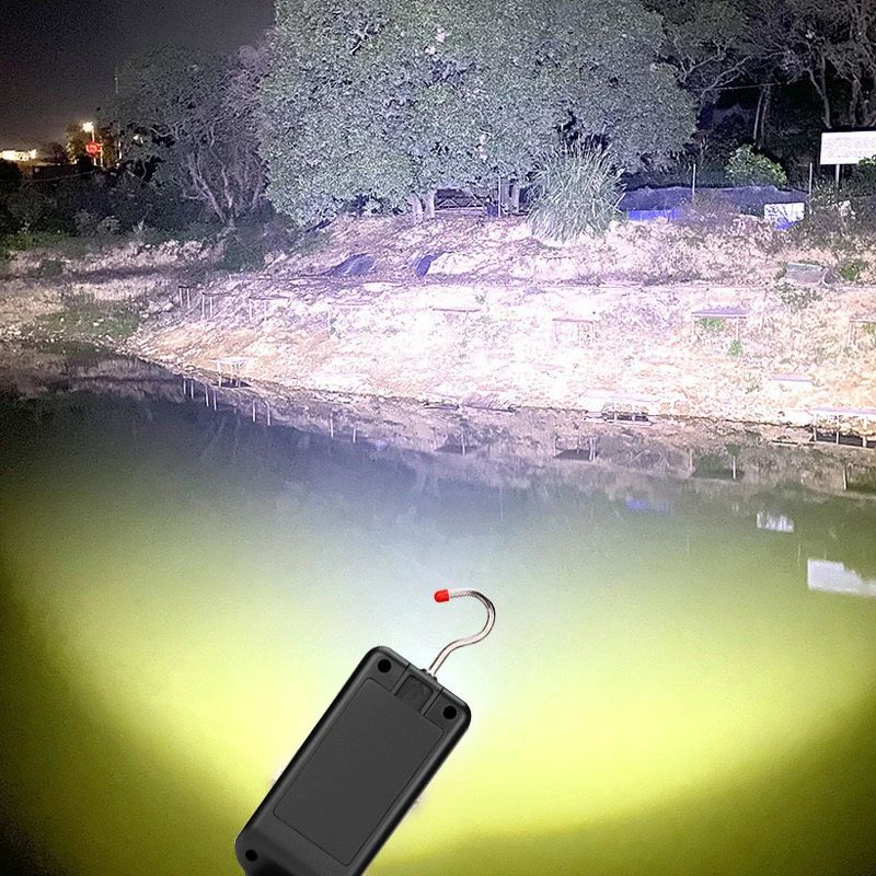 充電式アウトドアランプ 電池とケーブル付き