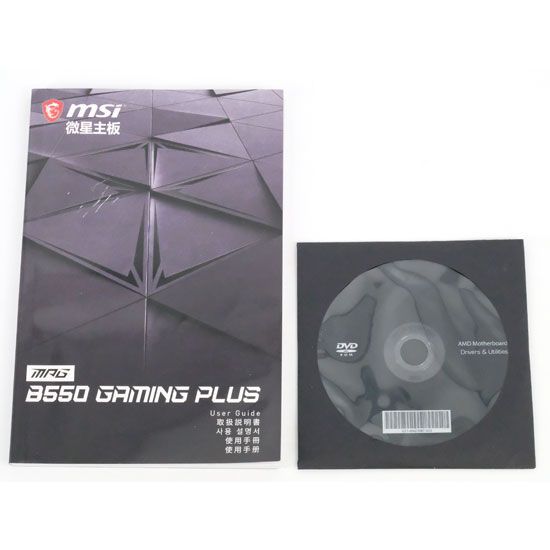 bn:4] MSI製 ATXマザーボード MPG B550 GAMING PLUS SocketAM4 元箱