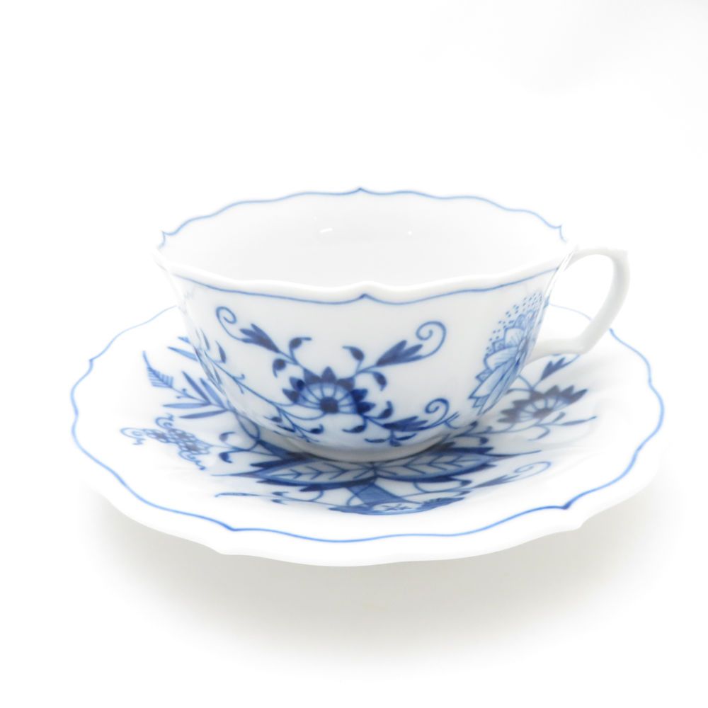 ♥ MEISSEN マイセン ブルーオニオン ティーカップ＆ソーサー SM4705U2