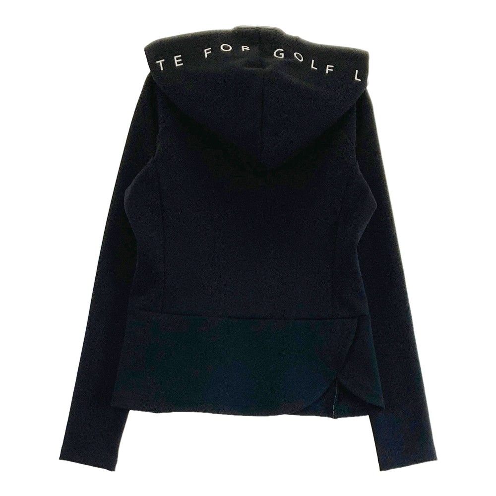 サイズ：S DESCENTE GOLF デサントゴルフ ジップパーカー ブラック系 