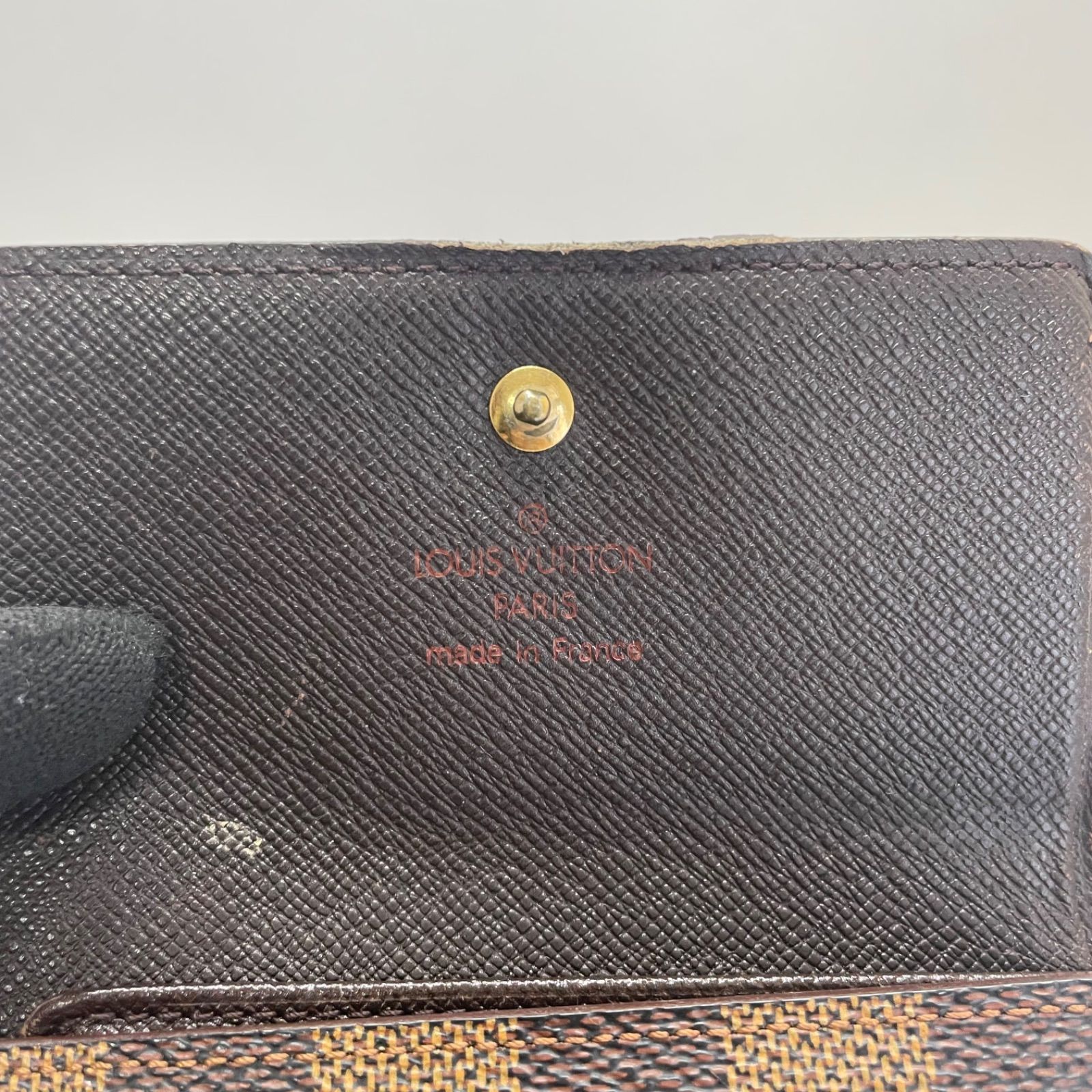 LOUIS VUITTON ダミエ 三つ折り財布 ルイ・ヴィトン(LOUIS VUITTON) ダミエ(Demier) 三つ折り財布
