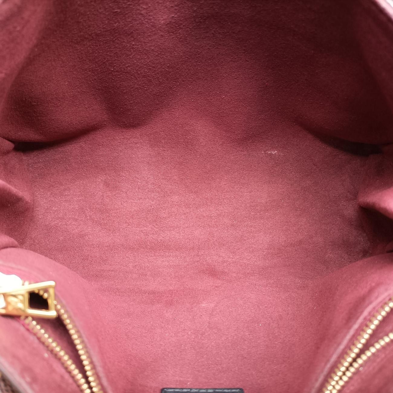 VuittonヴァヴァンPMエベーヌ×ボルドーモノグラムキャンバス×カーフレザーN40109FN4270