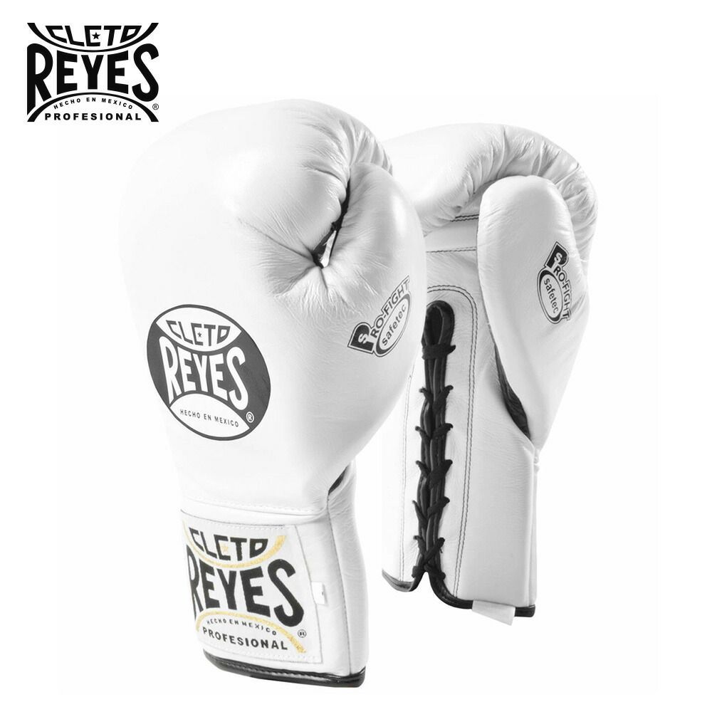 REYES レイジェス ボクシンググローブ 【ホワイト 8オンス】 紐 本革