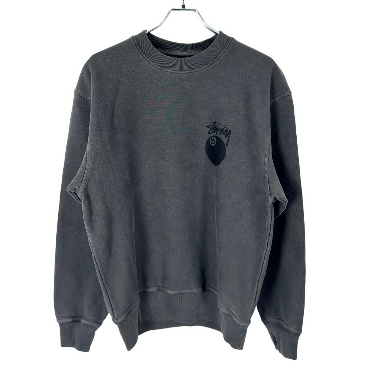 Stussy ステューシー 24AW 8 BALL PIG DYED CREW スウェットトレーナー 