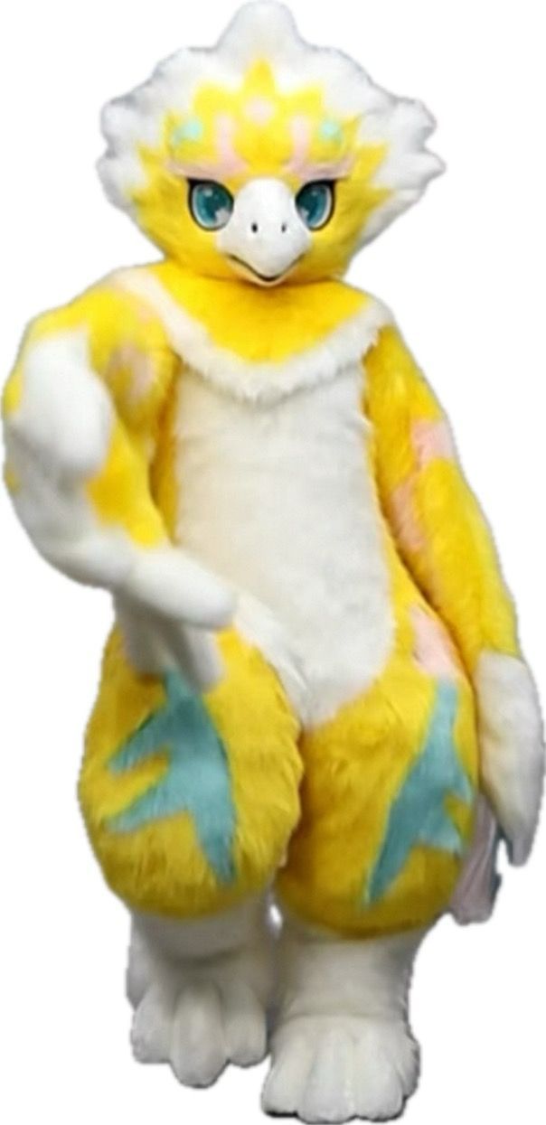 鳥 着ぐるみ ケモノ ファースーツ コスプレ コスチューム マスク キグルミ