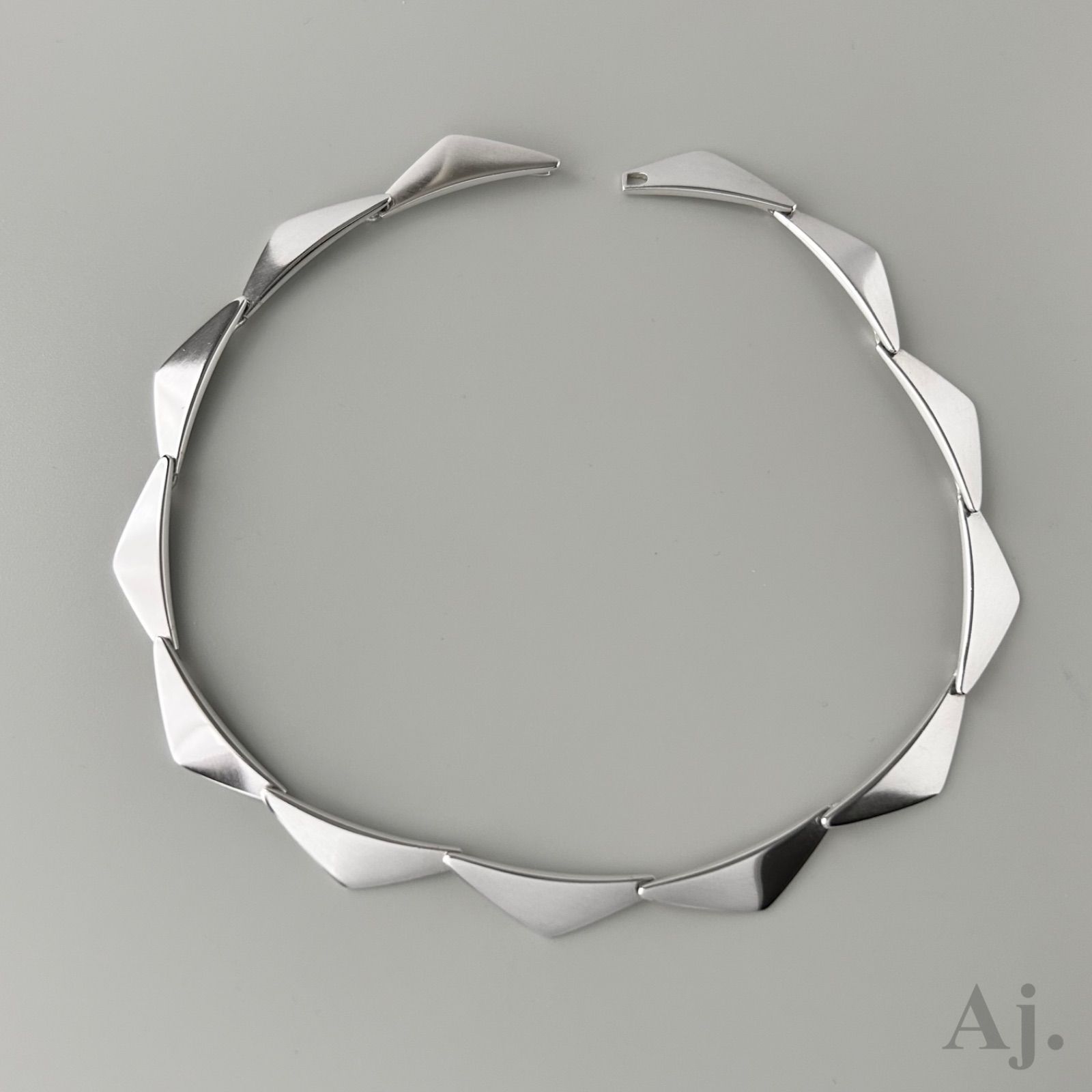 ジョージジェンセン チョーカー ネックレス ピーク PEAK ハンスハンセン AG925 Georg Jensen - メルカリ