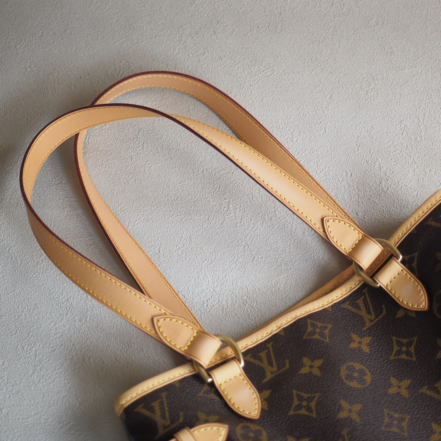 美品☆ ルイヴィトン LOUIS VUITTON モノグラム バティニョール ヴェル ...