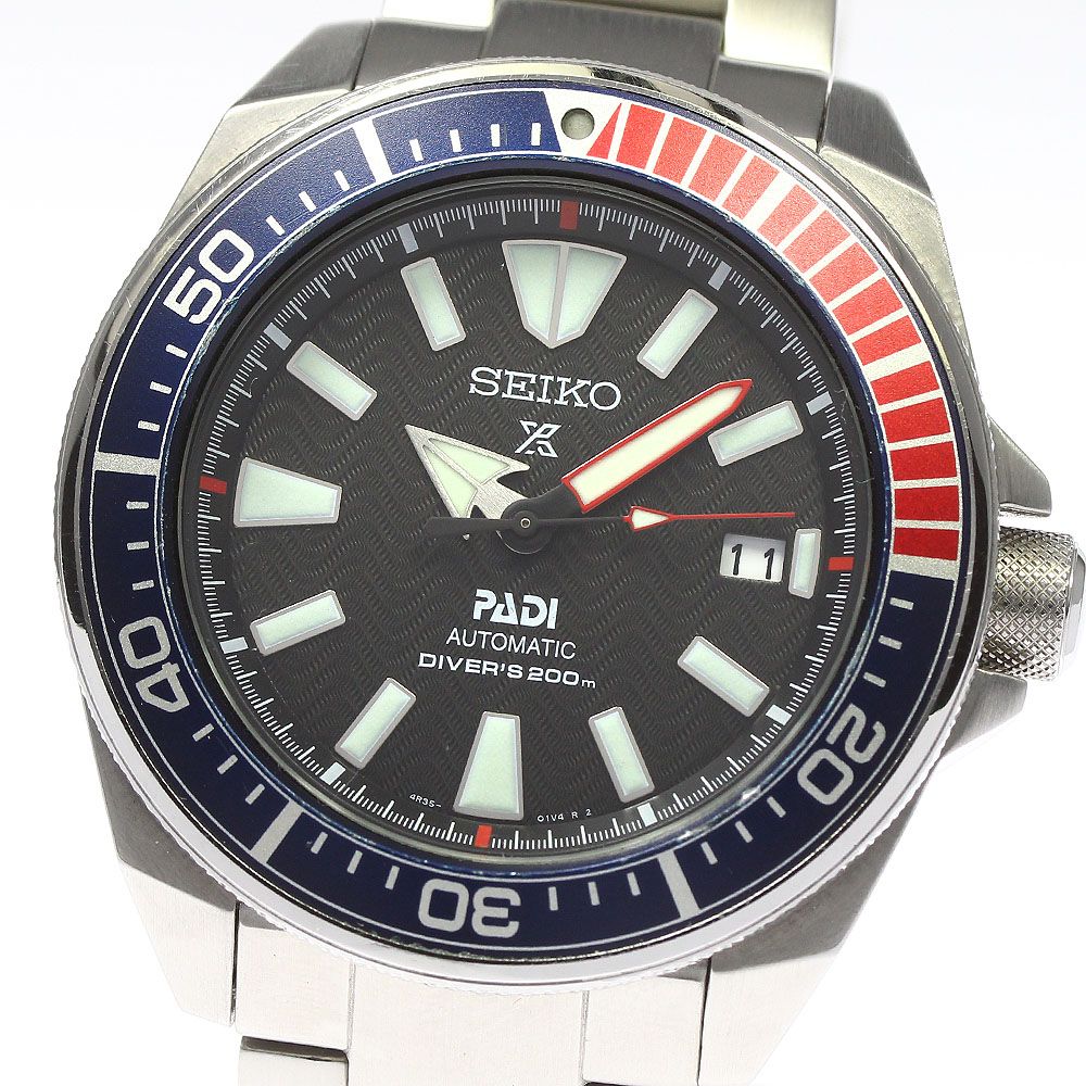 セイコー SEIKO SRPB99K1/4R35-01X0 プロスペックス PADIコラボ サムライ デイト 自動巻き メンズ_743291