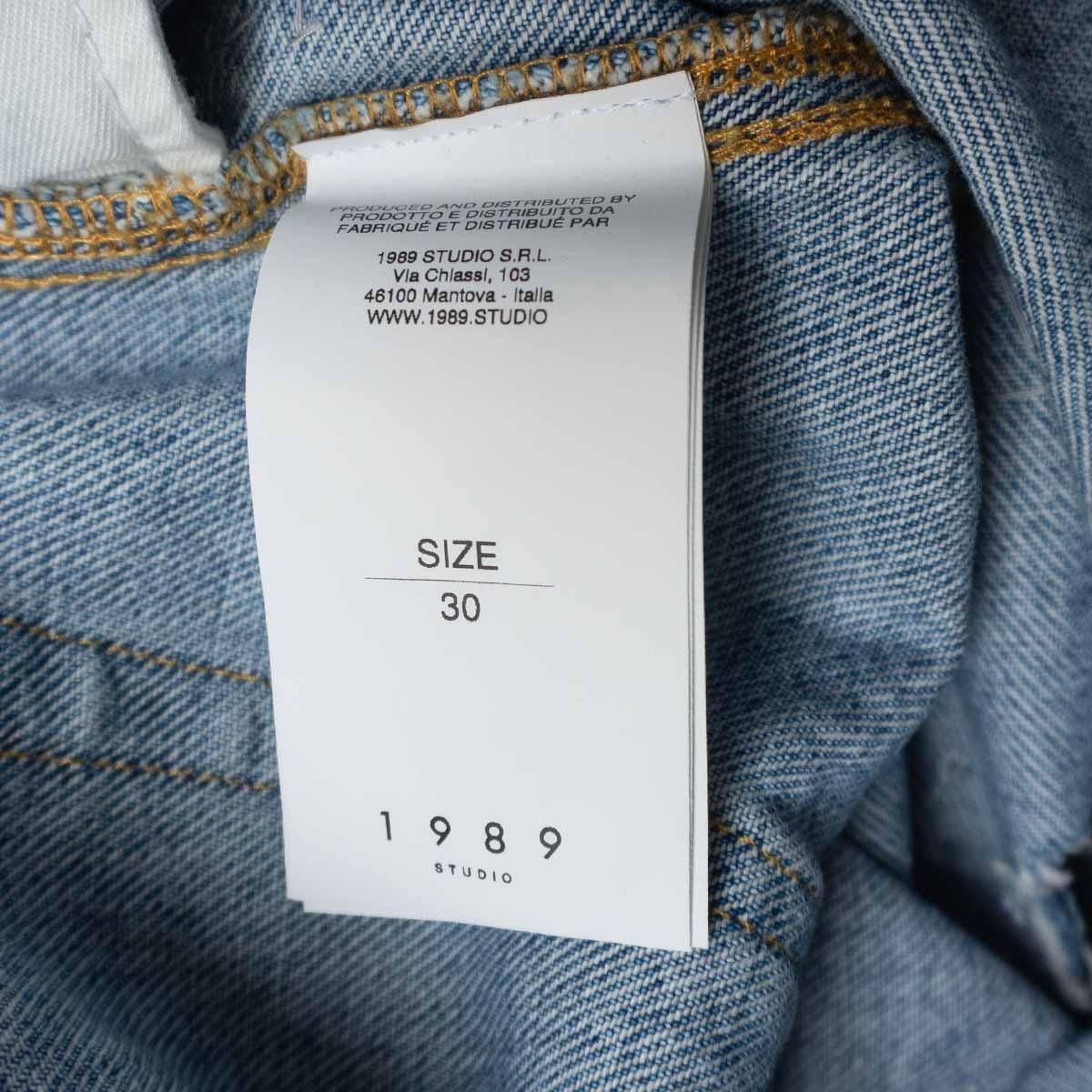 デニム・ジーパン 1989 STUDIO Jeans Straight Denim Jeans With Tape Details – 1989 STUDIO