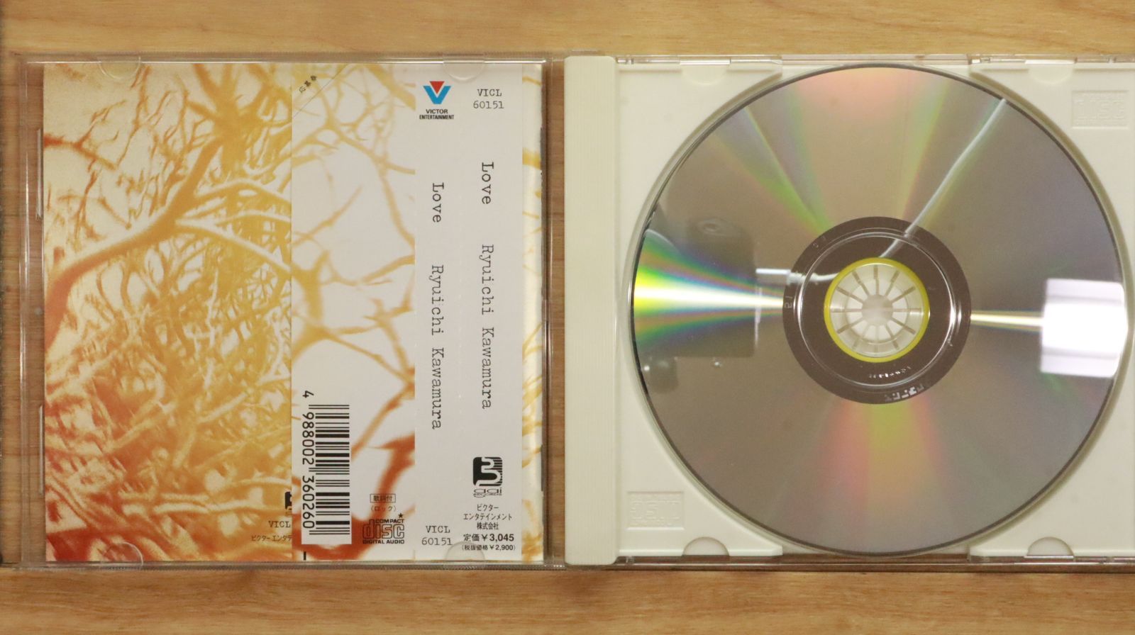 国内盤CD☆河村隆一/Ryuichi Kawamura□ LOVE 【VICL60151