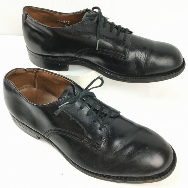 試着交換OK！50sVintage  1952　カナダ製　フエルトタン　サービスシューズ　プレーントゥ　5アイレット 26.0-26.5-27.0　Vintage//men's 菅NO.WZG-134 試着交換OK！50sVintage 1952 カナダ製 フエルトタン サービスシューズ