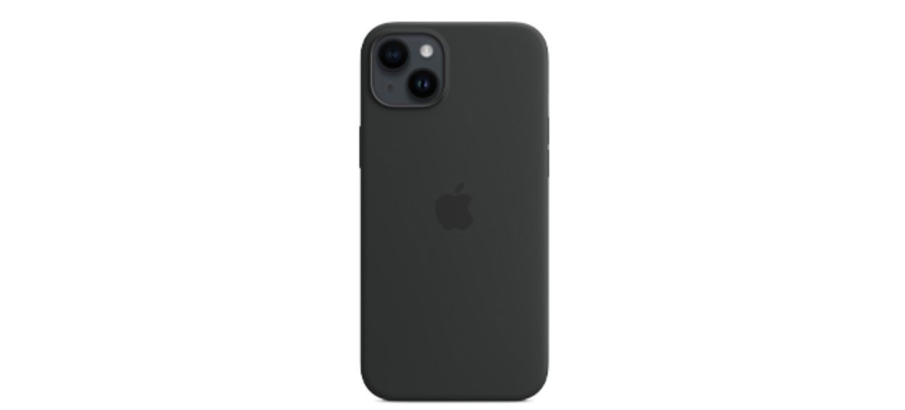 MagSafe対応iPhone 14 Plusシリコーンケース - ミッドナイト