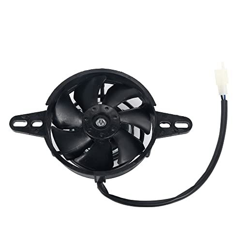 【one+lifestyle】電動 ラジエーターファン 12V 吸い込み式 ファン 冷却 汎用品 バイク オートバイ エンデューロ 直径120mm ラジエター 後方 設置