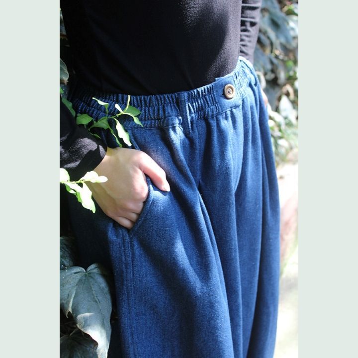 つつむ ビッグシルエットパンツ○デニム○S - メルカリ 