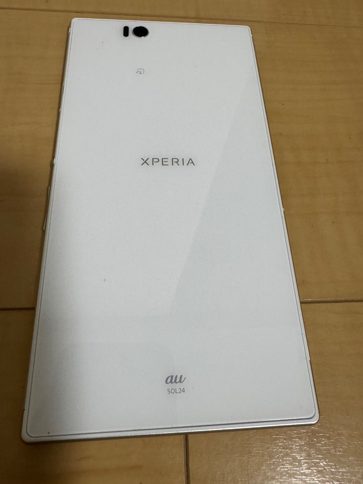 292 未検品 SONY Xperia Z ultra (SOL24) ホワイト au 動作未確認