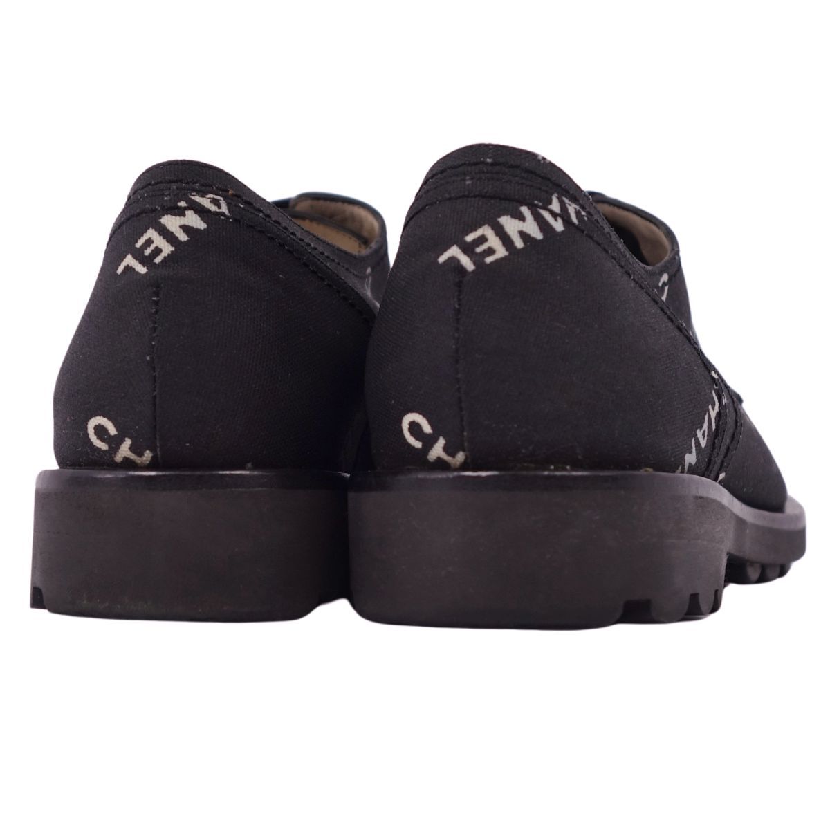 美品 Vintage シャネル CHANEL シューズ 95P レースアップ ロ - メルカリ