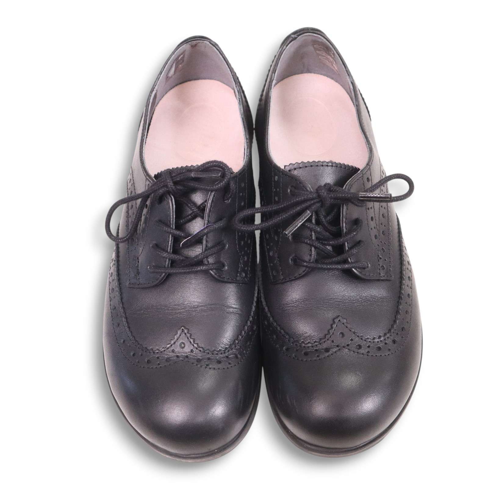 ビルケンシュトック　ララミーロー　ウイングチップレザーシューズ　本革　黒　36 BIRKENSTOCK ビルケンシュトック ウィングチップ♪ ララミー