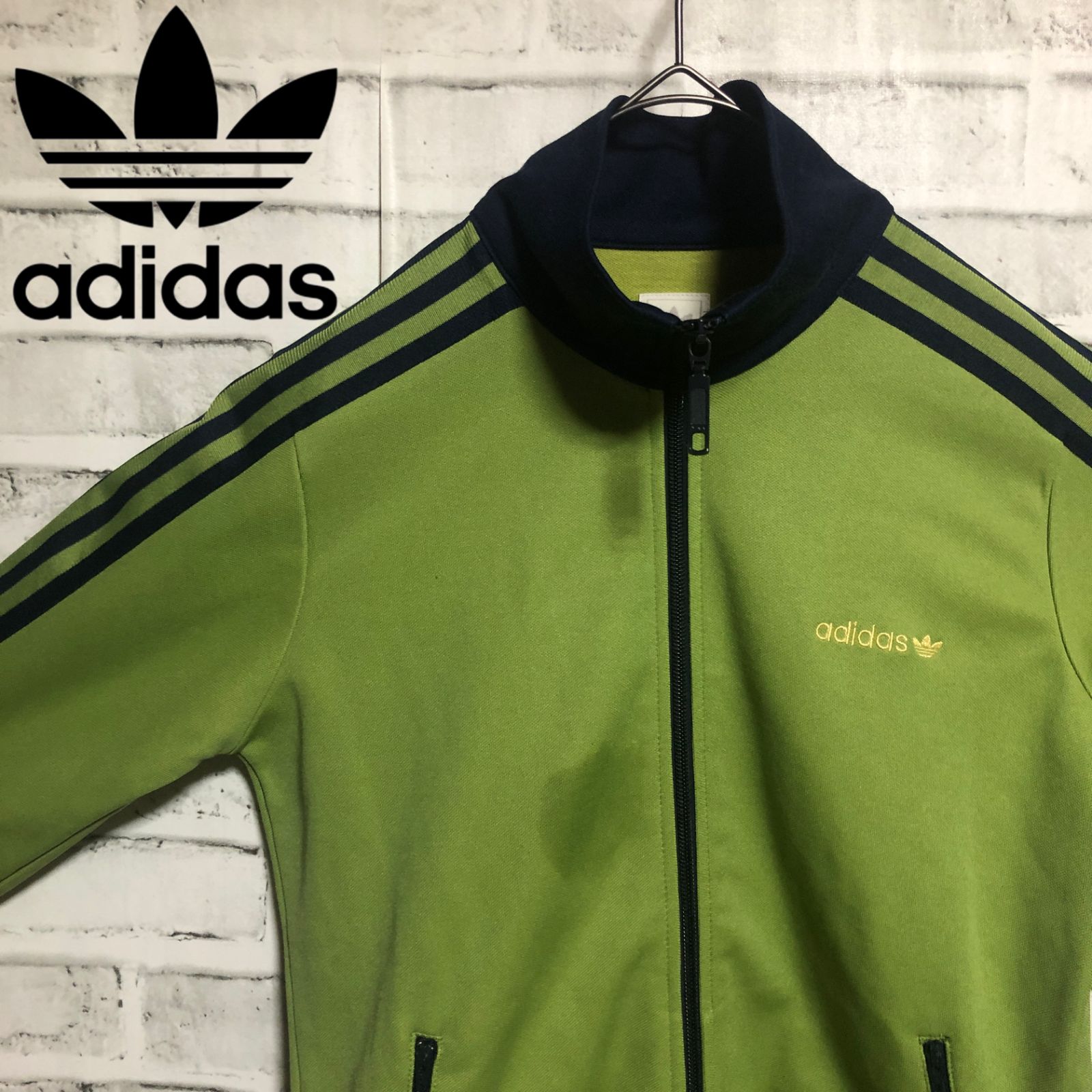 お宝】90s アディダス adidas ハーフジップ トラックジャケット