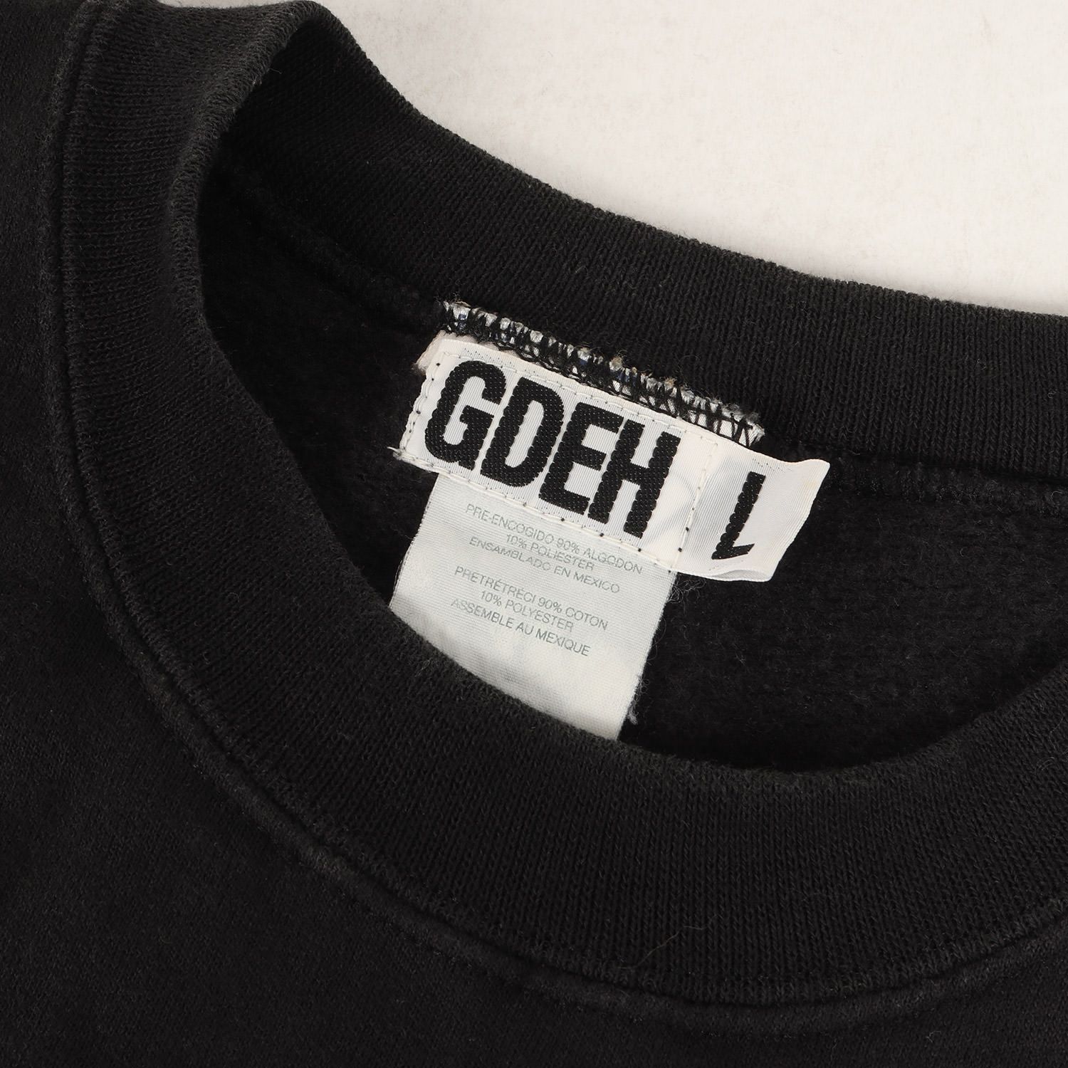 【ヴィンテージ】00年代　GOOD ENOUGH gdeh ロゴ スウェットL GOOD ENOUGH グッドイナフ スウェット サイズ:L 00s gdehロゴ クルー