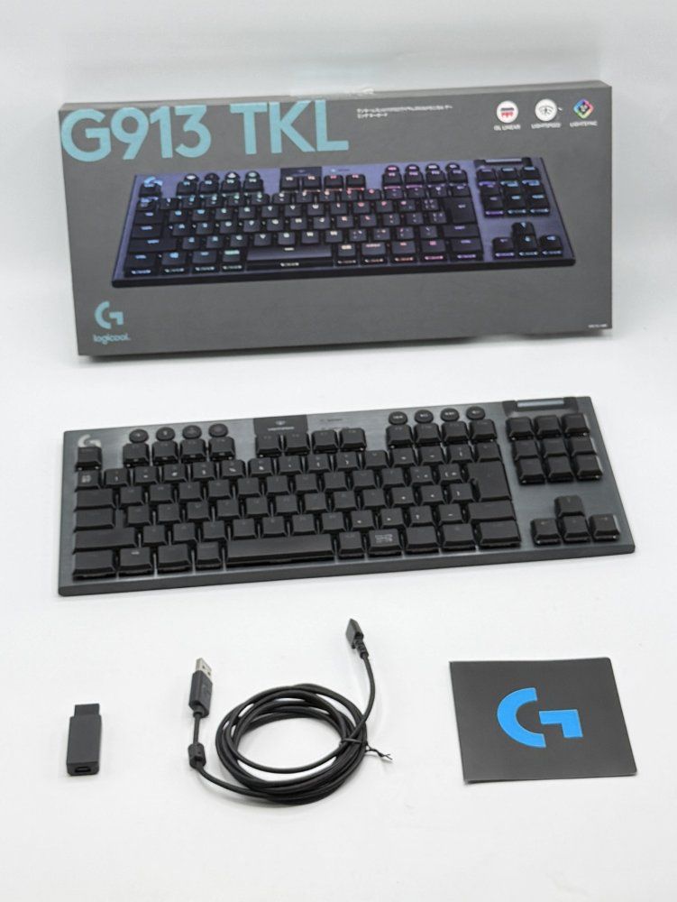 Logicool G ロジクール G ゲーミングキーボード テンキーレス LIGHTSYNC RGB G913-TKL-LNBK 正規品