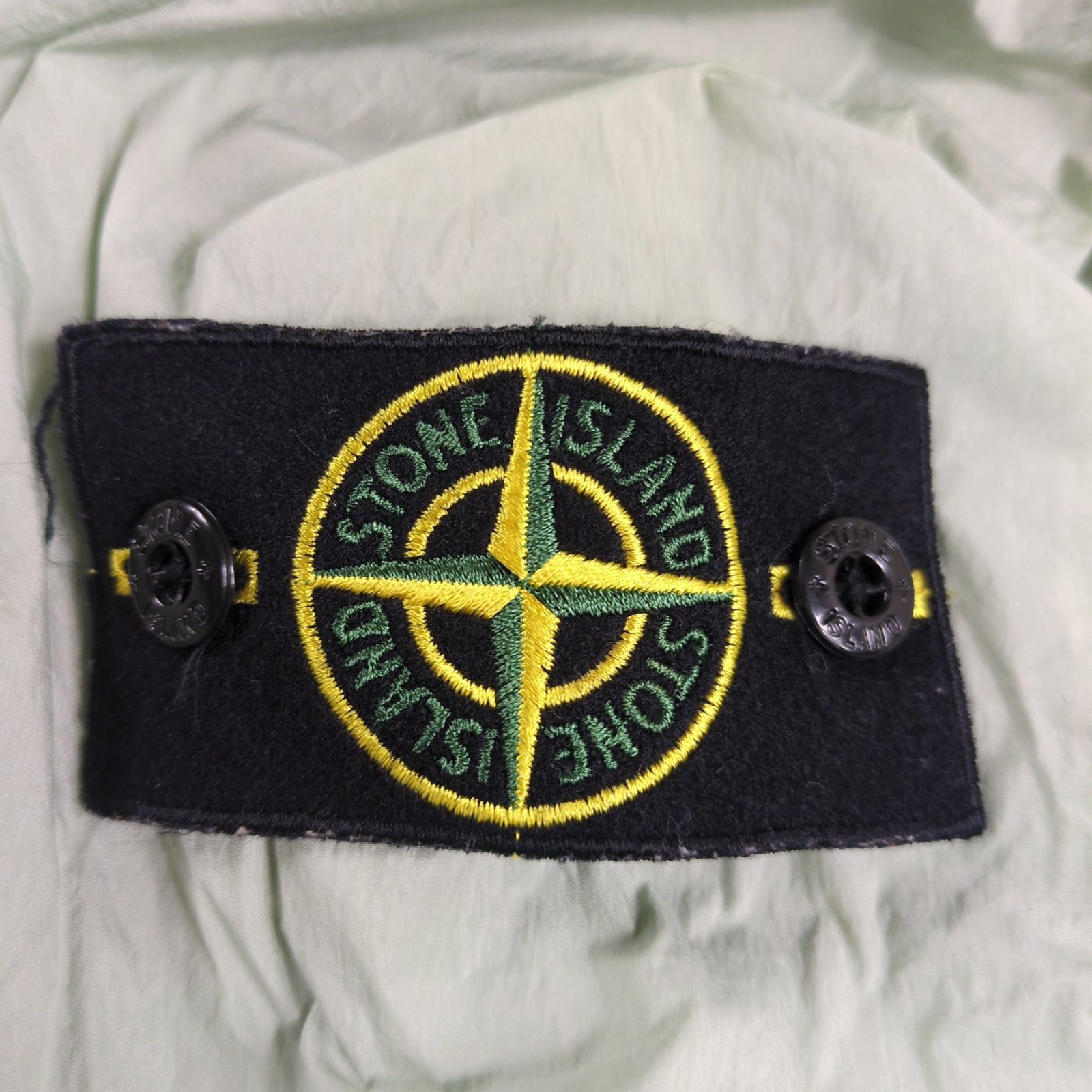 希少】STONE ISLAND ガーメントダイ クリンクルボンバージャケット 