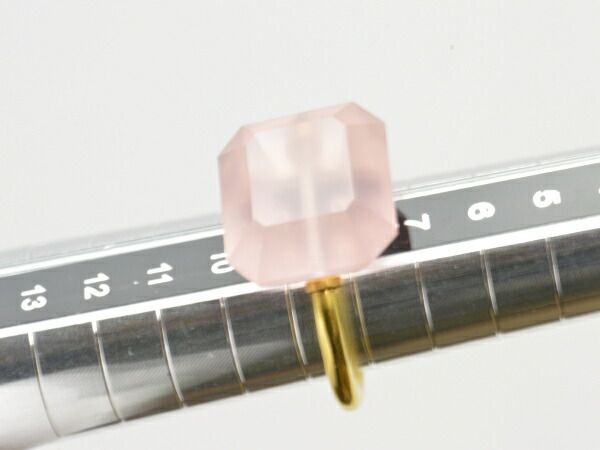 エツコソノベ etsuko sonobe K20YG ローズクオーツ リング 指輪 Rh-93