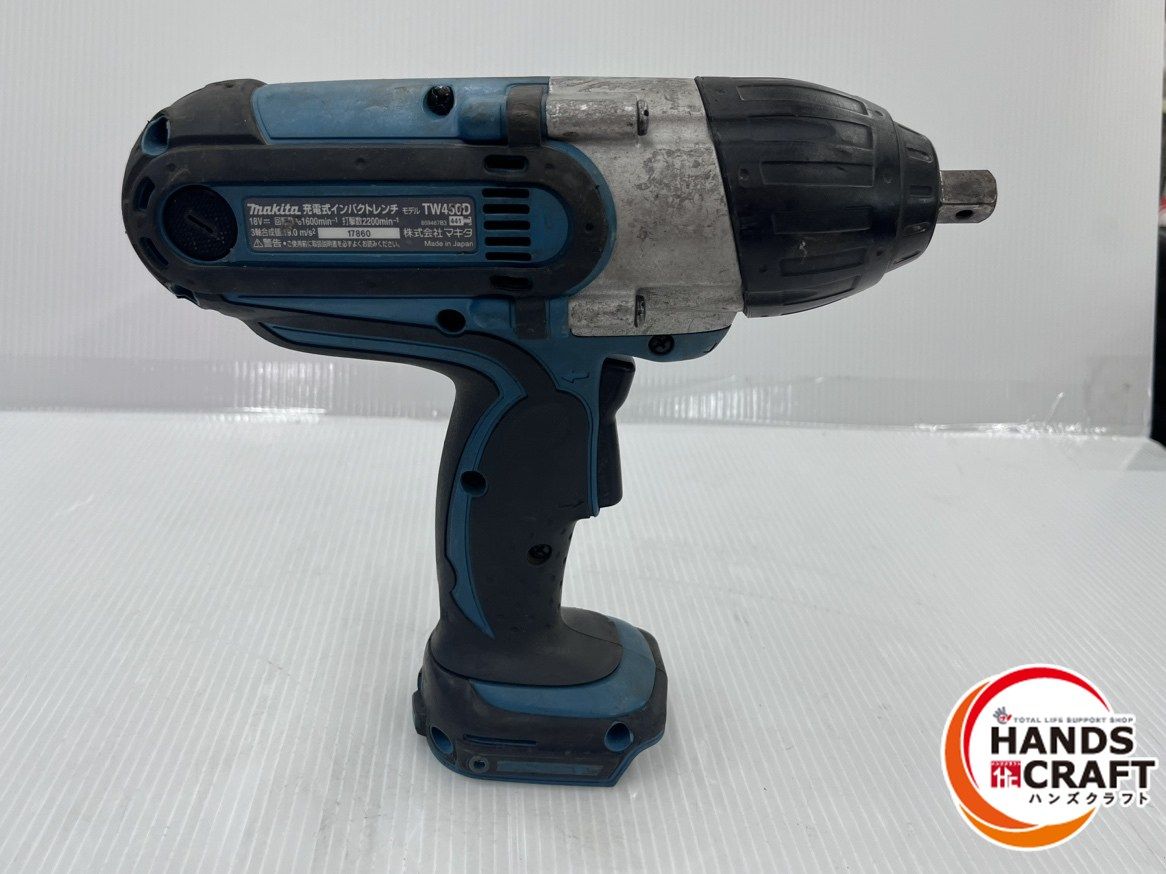 マキタ TW450D 箱付き ほとんど使用してません 中古 マキタ 18V充電式インパクトレンチTW450D本体のみ ソケット各種