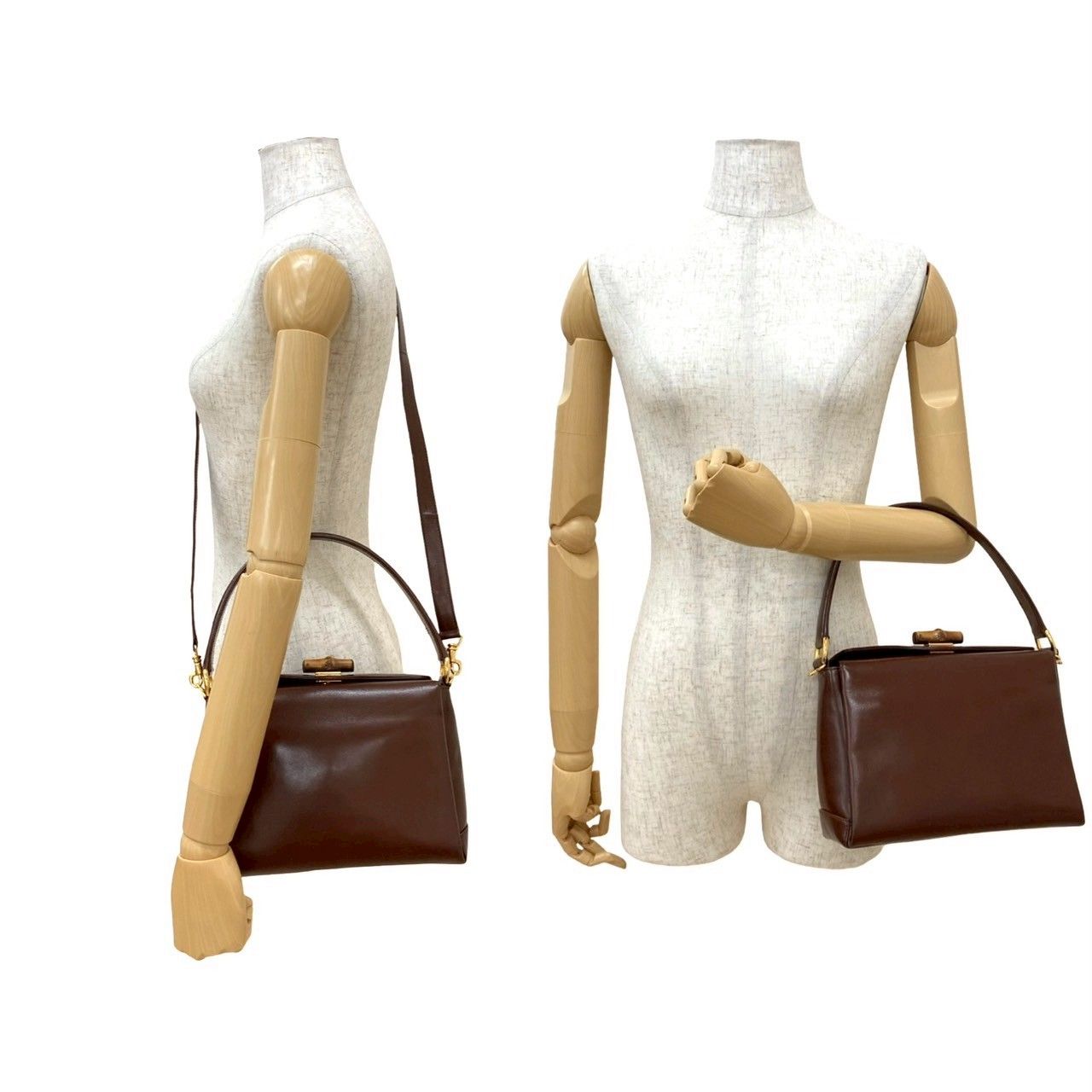 GUCCI オールドグッチ 2way ハンドバッグ パテントレザー バンブー GUCCI オールドグッチ バンブー ショルダーバッグ ハンドバッグ