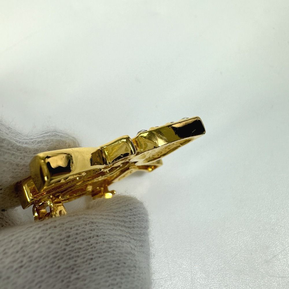 YVES SAINT LAURENT イヴ・サンローラン ブローチ ライン