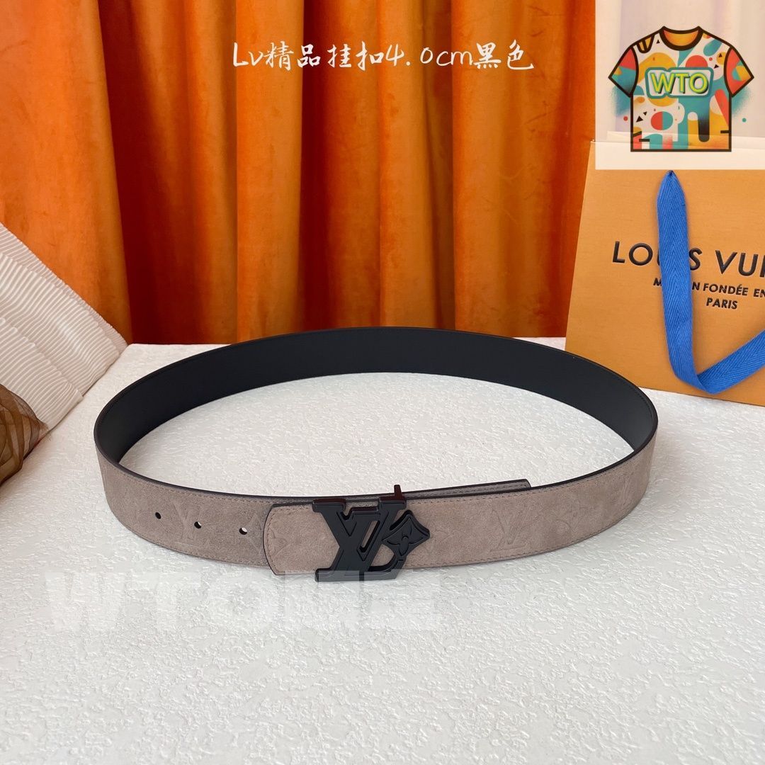 【sarry】LOUIS VUITTON ベージュ レザーベルト LOUIS VUITTON ルイヴィトン ベルト サンチュール ペルフォ