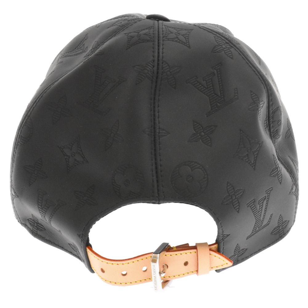 LOUIS VUITTON (ルイヴィトン) モノグラム シャドウ キャップ ブラック 