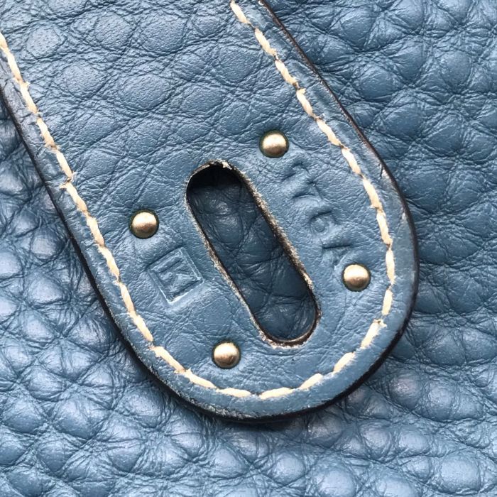 良品 HERMES エルメス リンディ 30 2WAY ハンド ショルダー バッグ トリヨンクレマンス ブルージーン ブルー レディース 刻印あり dd5 良品 HERMES エルメス リンディ 30 2WAY ハンド ショルダー バッグ