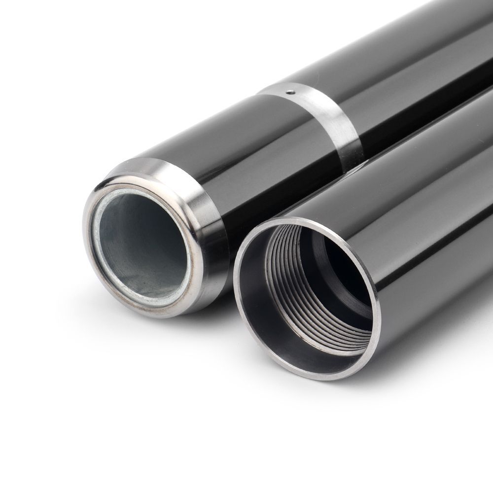 XB434 上メッキXL250S L250S 1978-1981 35MM 純正品番51410-428-003に対応 インナーチューブ ブラック２本