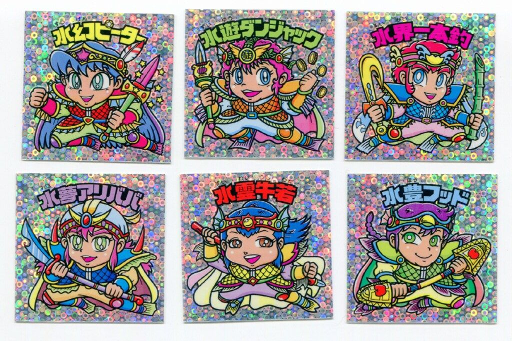 T.I.E 悪魔VS天使シール|自作シール BOLTY 水 シリーズ6種 セット