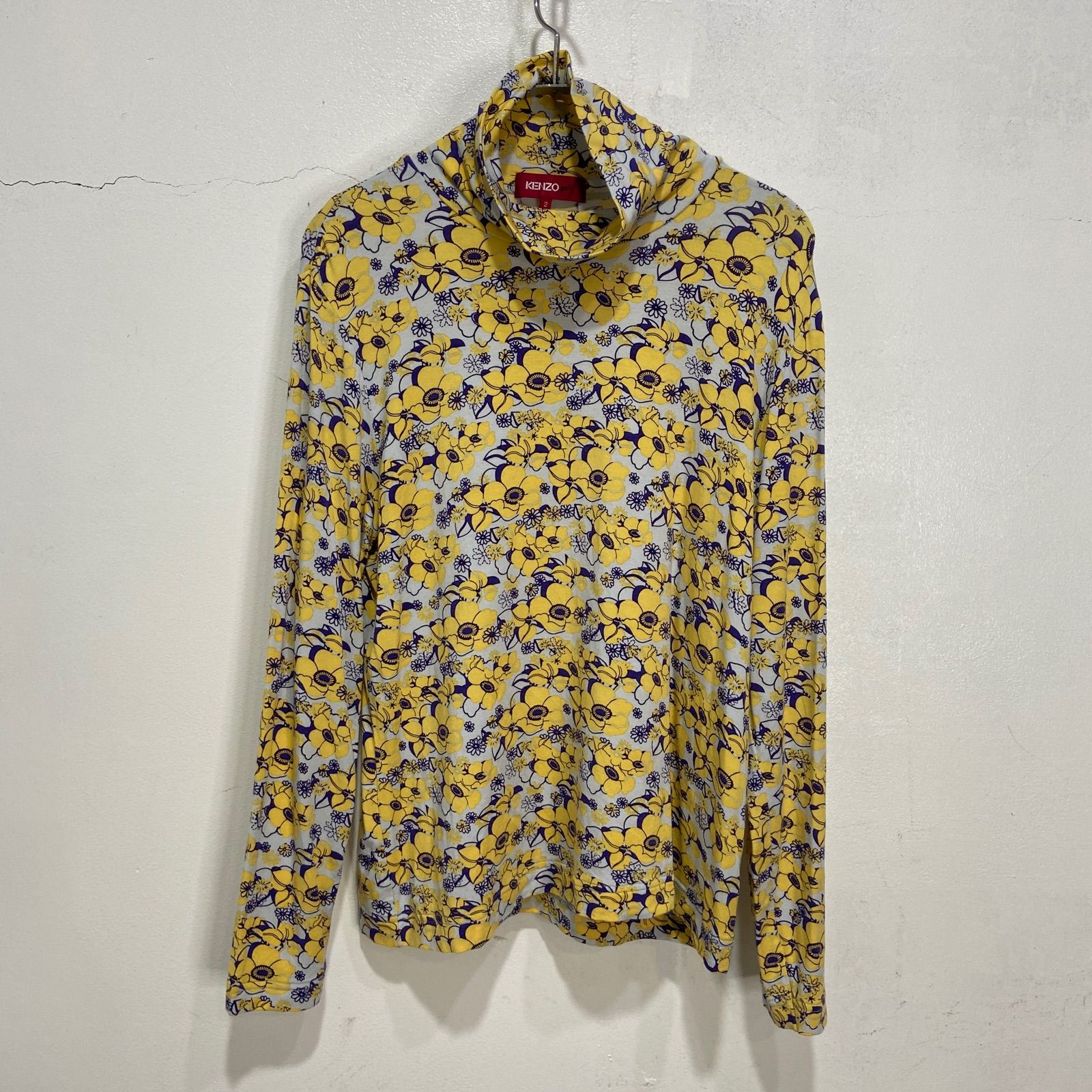 ☆KENZO golf☆ケンゾー☆タートルネックカットソー☆花柄☆フラワー