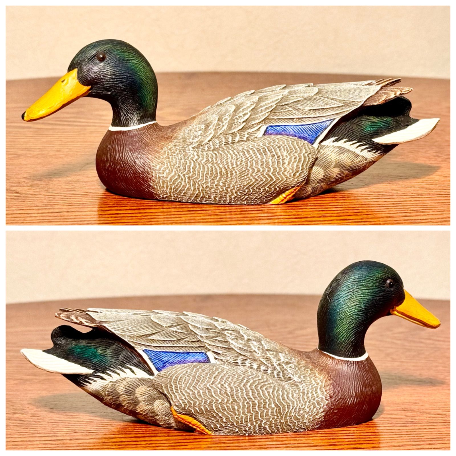 ◉HERITAGE DECOYS／ヘリテージ デコイ◉J.B.GARTON◉Mallard◉マガモ◉カナダ製◉置き物◉インテリア◉鴨◉かも◉ -  メルカリ