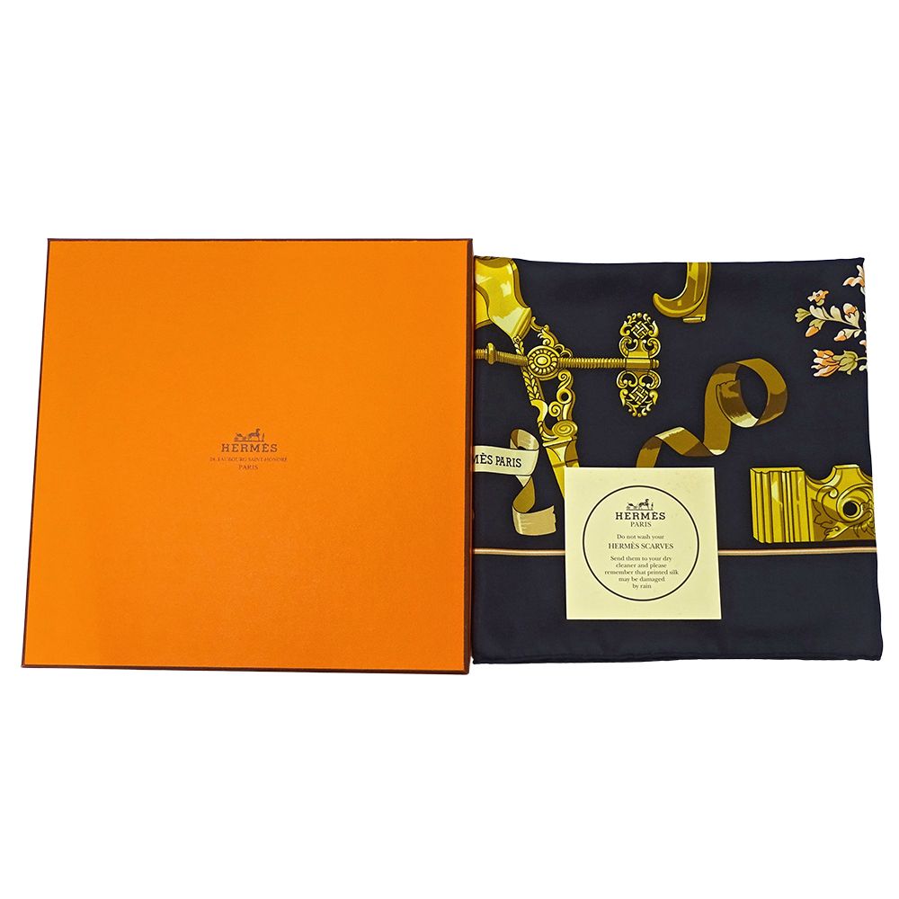 エルメス HERMES スカーフ レディース ブランド カレ90 Copeaux おが屑