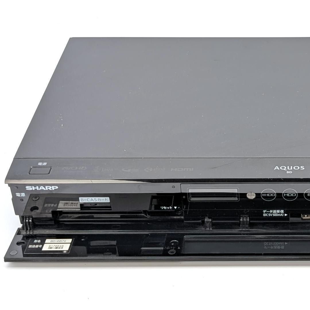 SHARP シャープ AQUOSブルーレイ BD-W570 Blu-rayレコーダー HDD500GB