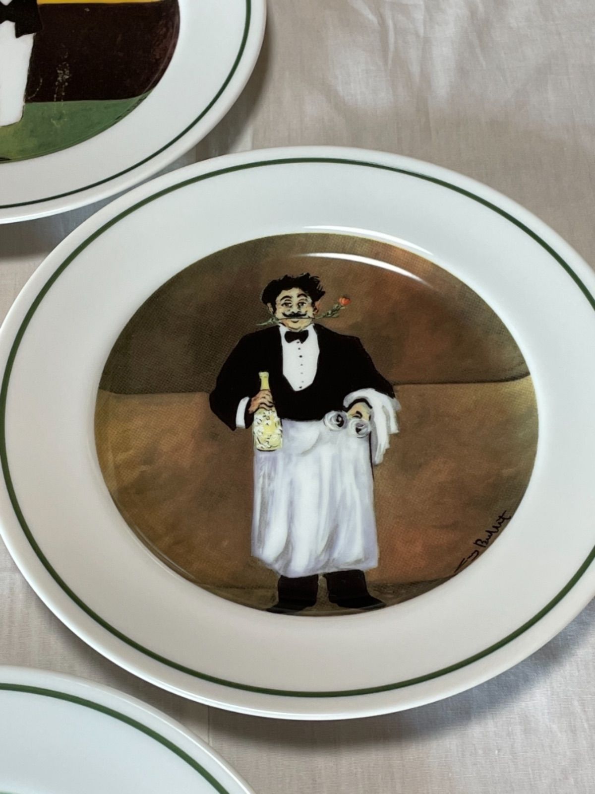 アメリカブランド、新品！ウイリアムズソノマのソムリエ柄サラダ