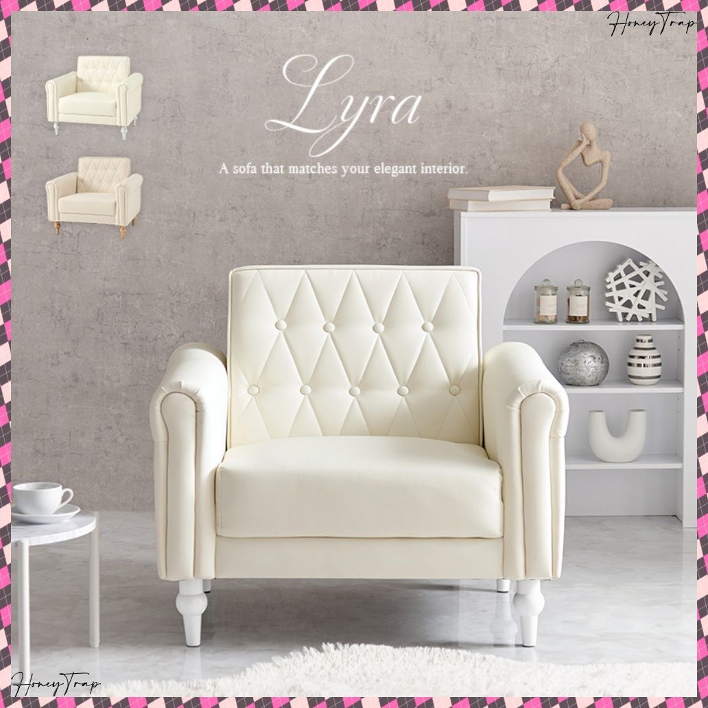 取付無料！カリモク チターノ クラウド モダン 本革アイボリー3人掛け