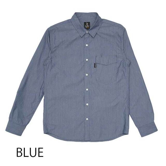 種類12 ＸＬ|ネイビーチェック 高耐久性 吸汗速乾に優れたトラベルシャツ コーデュラ 背ポケット 長袖 日本製 No2200 rin project リンプロジェクト rin project